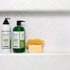 Morning Mint de Archipelago Botanicals en empaque elegante para ritual diario.
