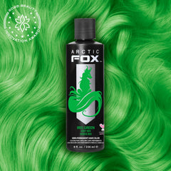 ARCTIC FOX Iris Green mezclado con Luna Neón para verde neón.