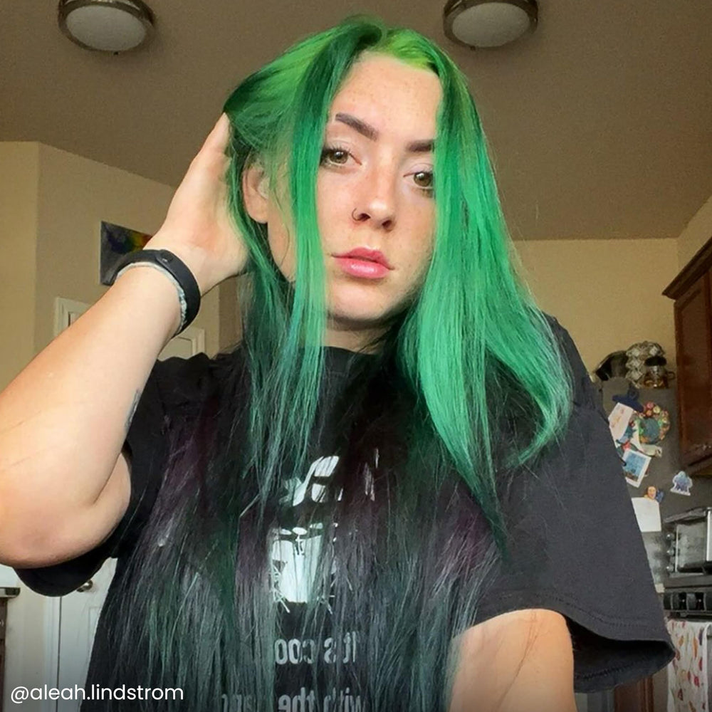 ARCTIC FOX Phantom Green : ingrédients vegan garantissant une coloration respectueuse des cheveux.