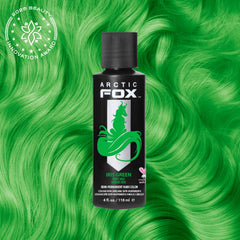 ARCTIC FOX Iris Green muestra de color: tono verde vivo para cabello aclarado.