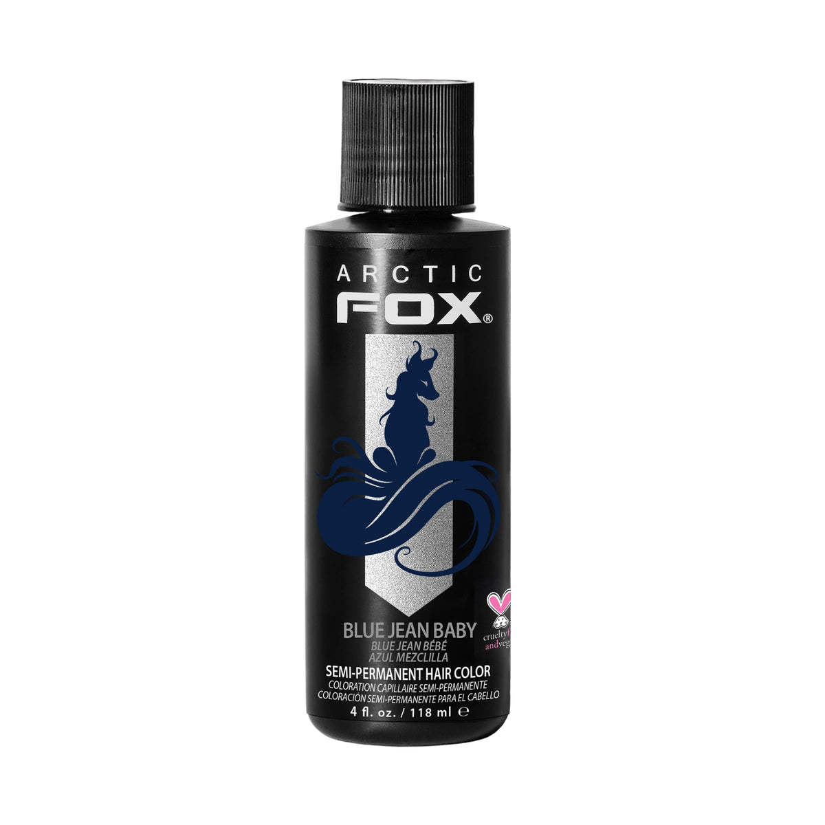 ARCTIC FOX Blue Jean Baby: bote de tinte vegano para color intenso.
