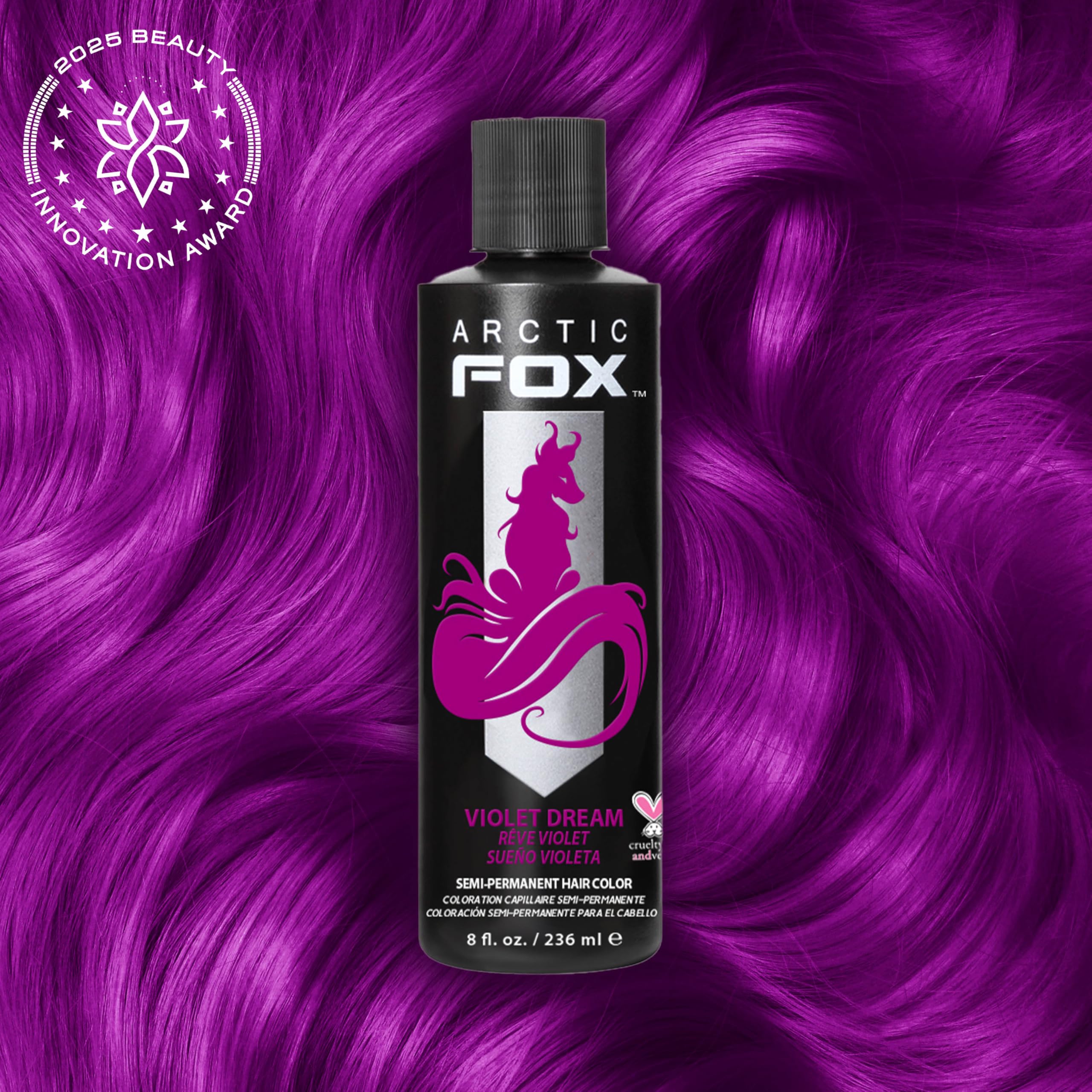 ARCTIC FOX Violet Dream: dilución con Arctic Mist para rosa pastel o lavanda suave