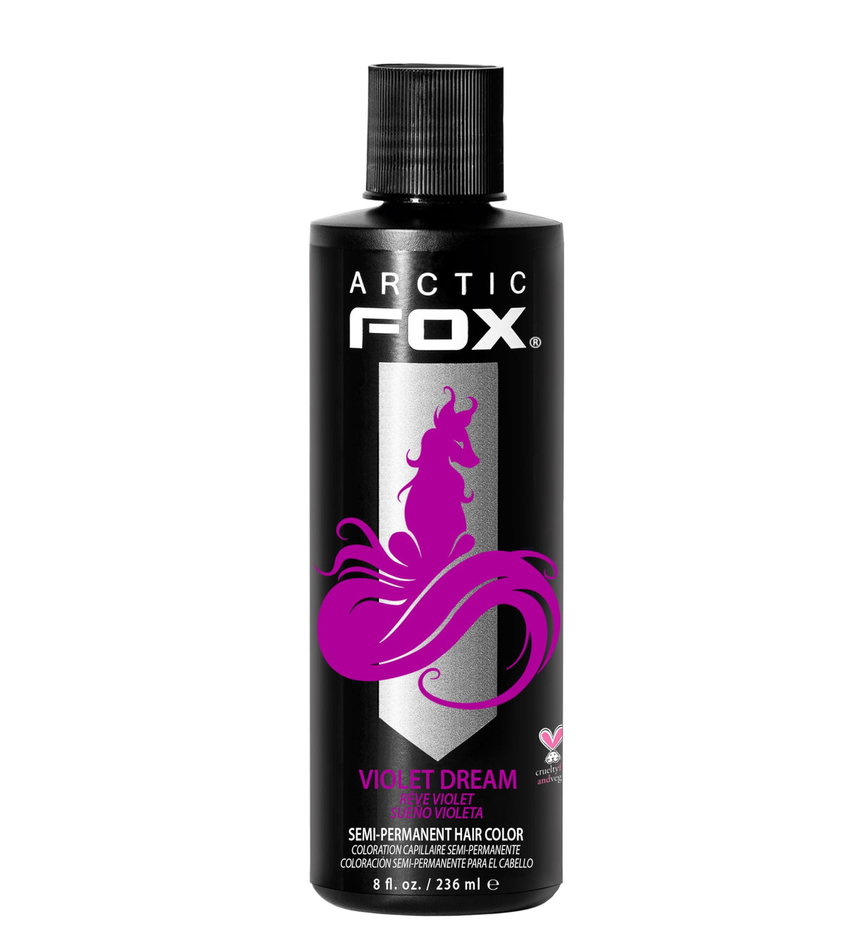ARCTIC FOX Violet Dream: tinte en pote con color violeta vibrante y duradero para cabello.