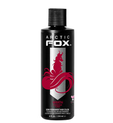 ARCTIC FOX Wrath: botella de tinte rojo intenso para color semipermanente.