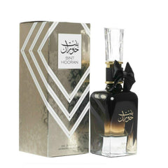 Ard Al Zaafaran Bint Hooran, botella frontal, aroma para salidas nocturnas y elegantes.