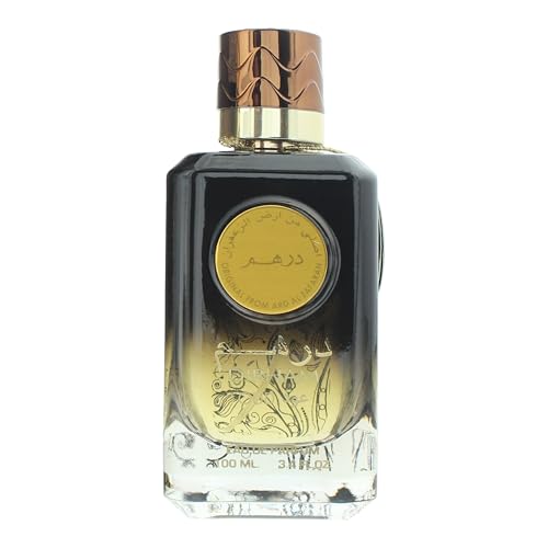 Ard Al Zaafaran Dirham Oud, vista frontal de la botella del perfume
