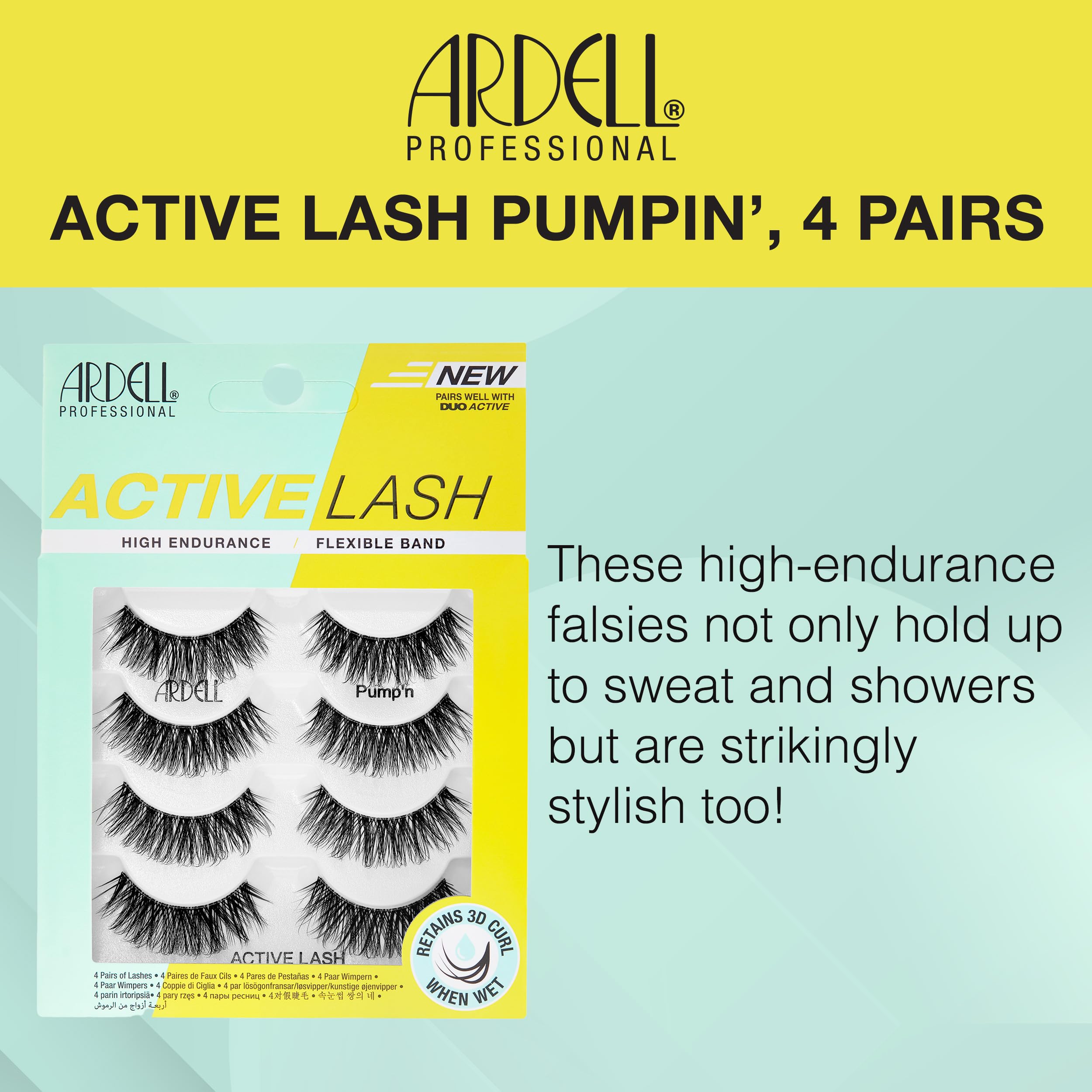 Ardell Active Lash Pump’n banda flexible para uso cómodo