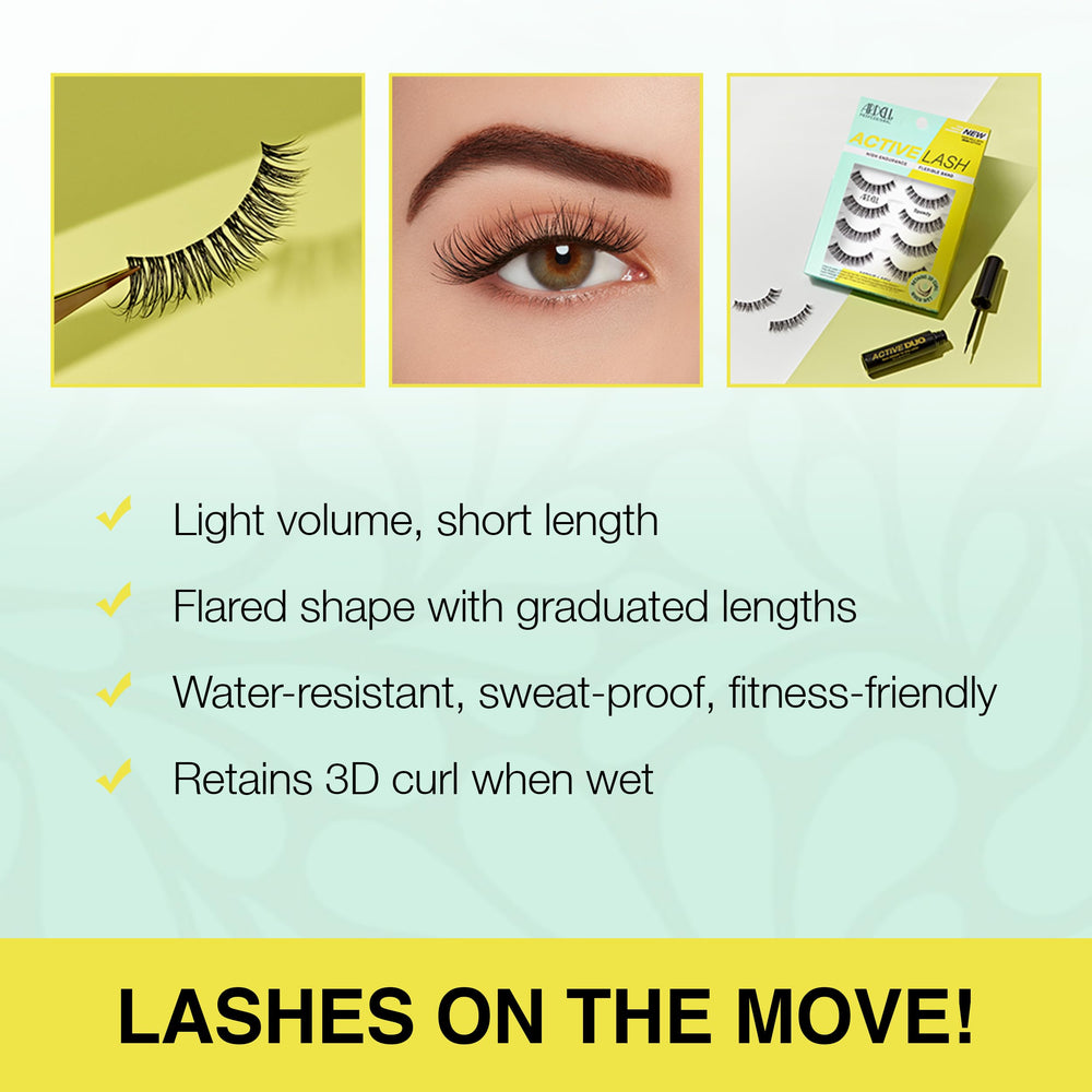 Ardell Active Lash Speedy, efecto ojo de gato suave y elegante.