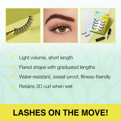 Ardell Active Lash Speedy, efecto ojo de gato suave y elegante.