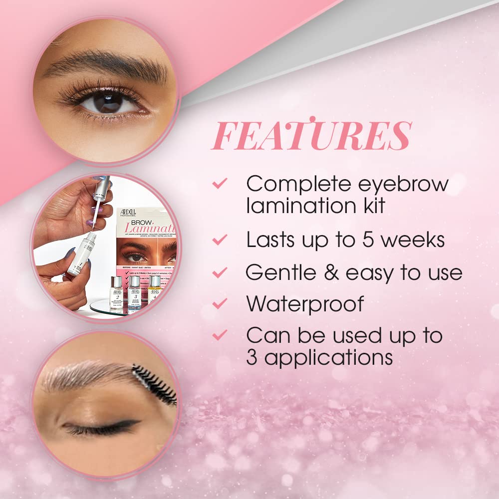 Ardell Brow Lamination Kit: aceite nutritivo para acondicionar las cejas