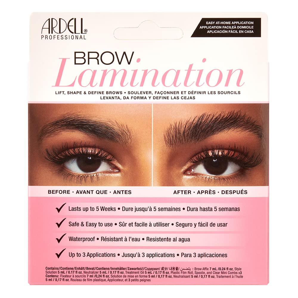 Ardell Brow Lamination Kit: embalaje compacto para transporte y almacenamiento práctico