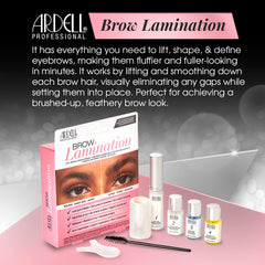 Ardell Brow Lamination Kit: solución de laminación para definir cejas con control