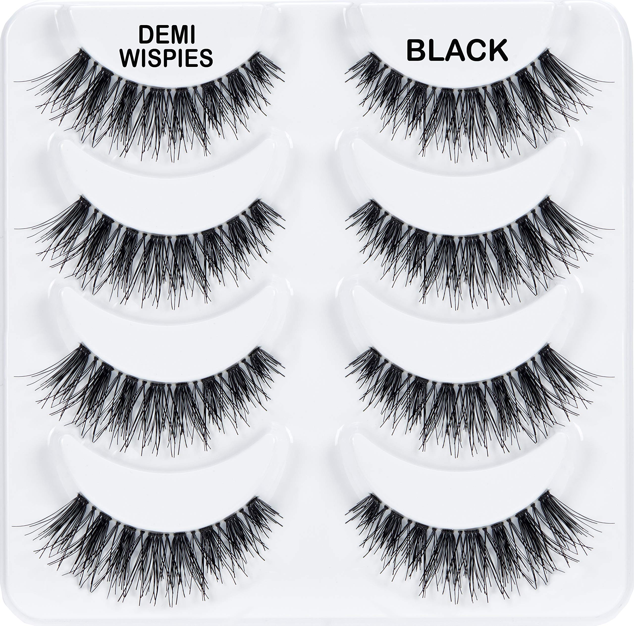 Ardell Demi Wispies Negro, aplicación fácil para un estilo inmediato.