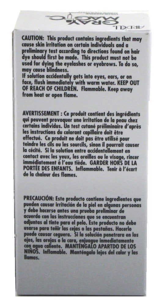 Ardell Gris Mágico mezcla con tinte para cobertura de canas.