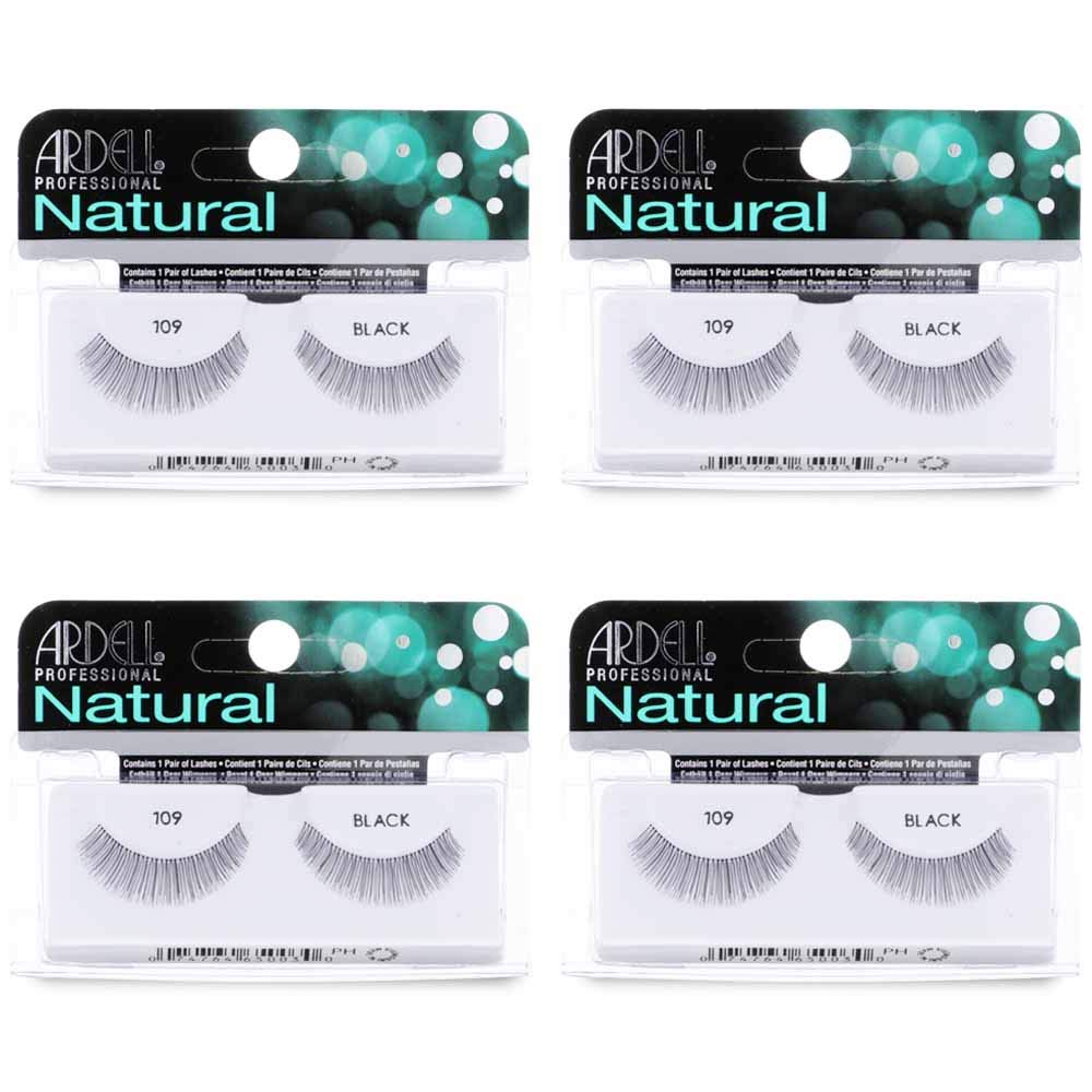 Ardell pestanas naturales 109 con banda negra para look diario suave