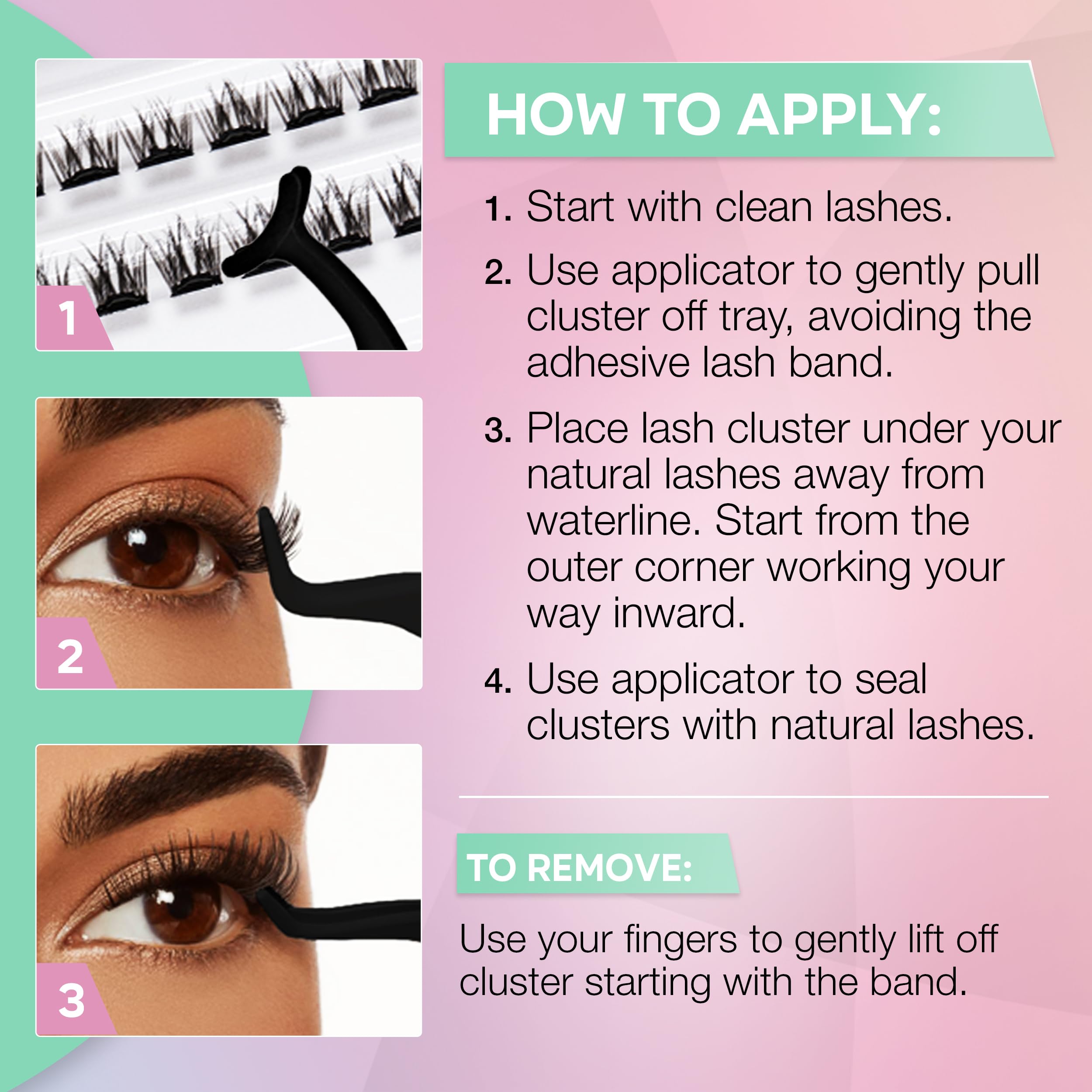 Look diario con Ardell Underlash y facilidad de aplicación
