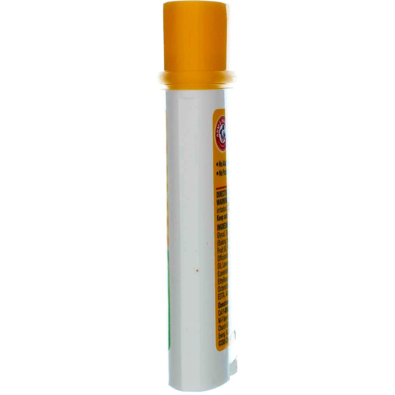Envase compacto Arm & Hammer Esenciales en primer plano, ideal para viaje.