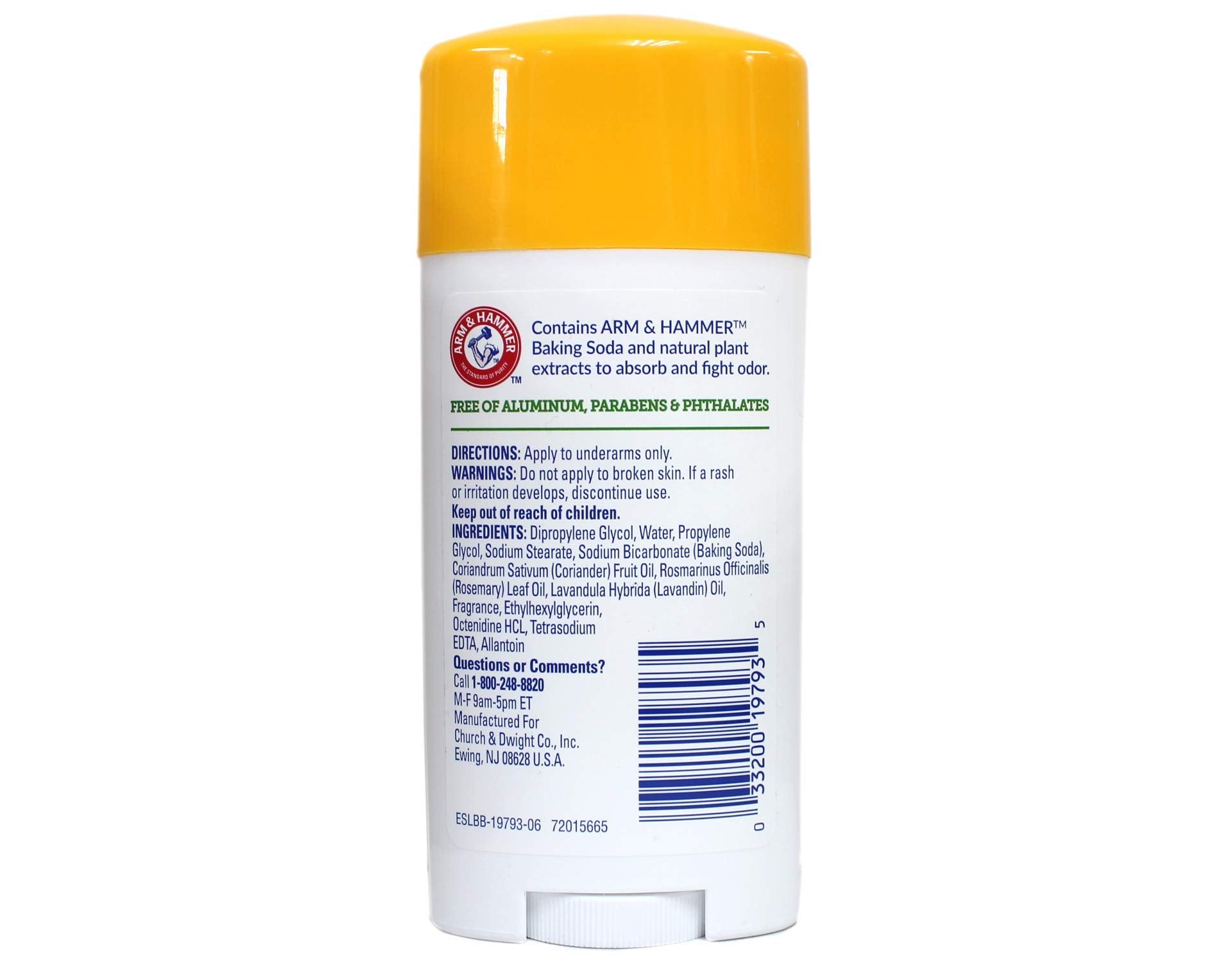 Arm & Hammer Essentials desodorante natural Fresh con aplicador; aplicación suave y duradera.
