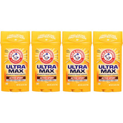Arm & Hammer Ultramax Solid Deodorant Stick offers protection for training sessions.