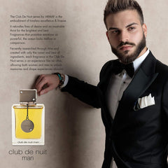Armaf Club de Nuit Man, tapa cerrada, diseño compacto para llevar conmigo.