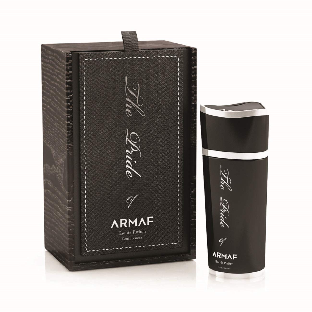 Armaf Pride of Armaf packaging close-up, premium presentation suitable for gifting.