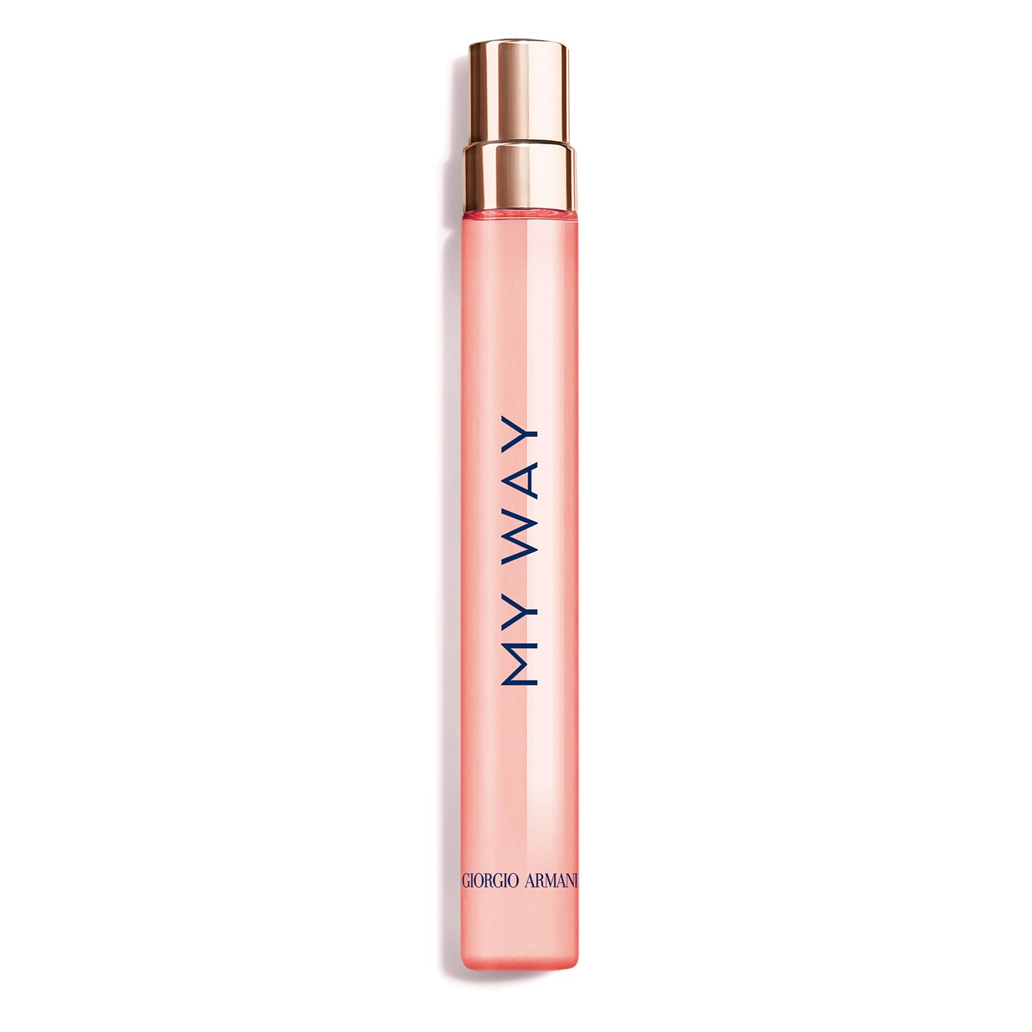 Armani Beauty My Way Ylang: botella coral para uso diario y sensación brillante.