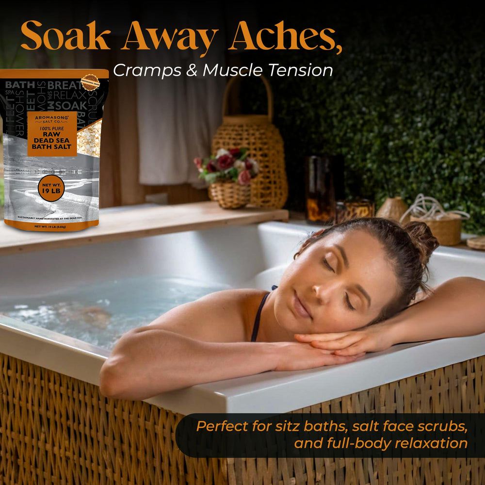 Aromasong Sel Mer Morte pour bain détente et relaxation