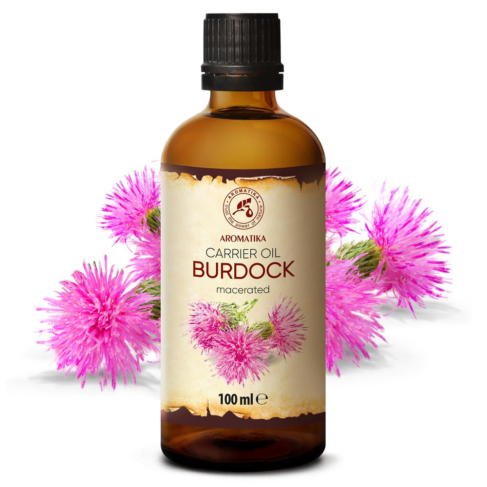 AROMATIKA Aceite de bardana para cabello saludable y cuero cabelludo.