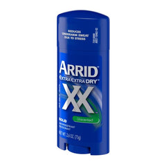 Aperçu du bâtonnet Arrid XX non parfumé en action pour une protection discrète.