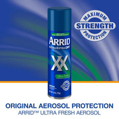 Lata de aerosol de diseño compacto Arrid XX Ultra Claro.