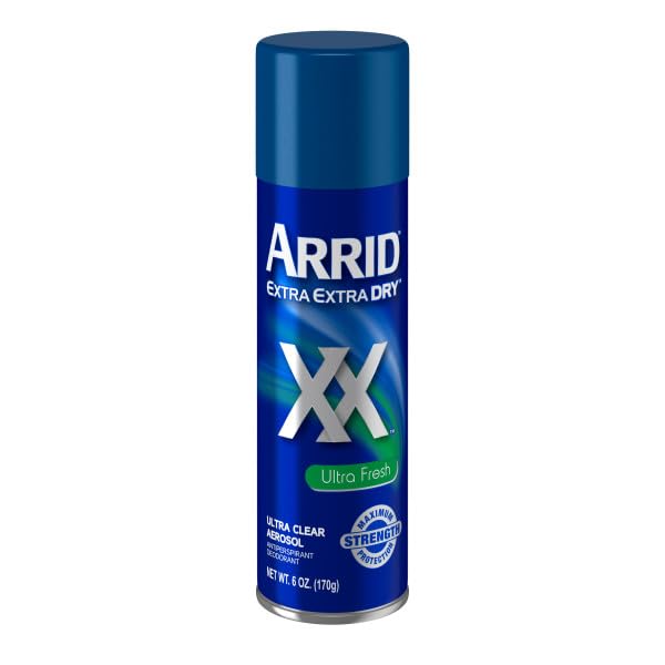 Envase de 6 onzas Arrid XX Ultra Claro para uso diario.