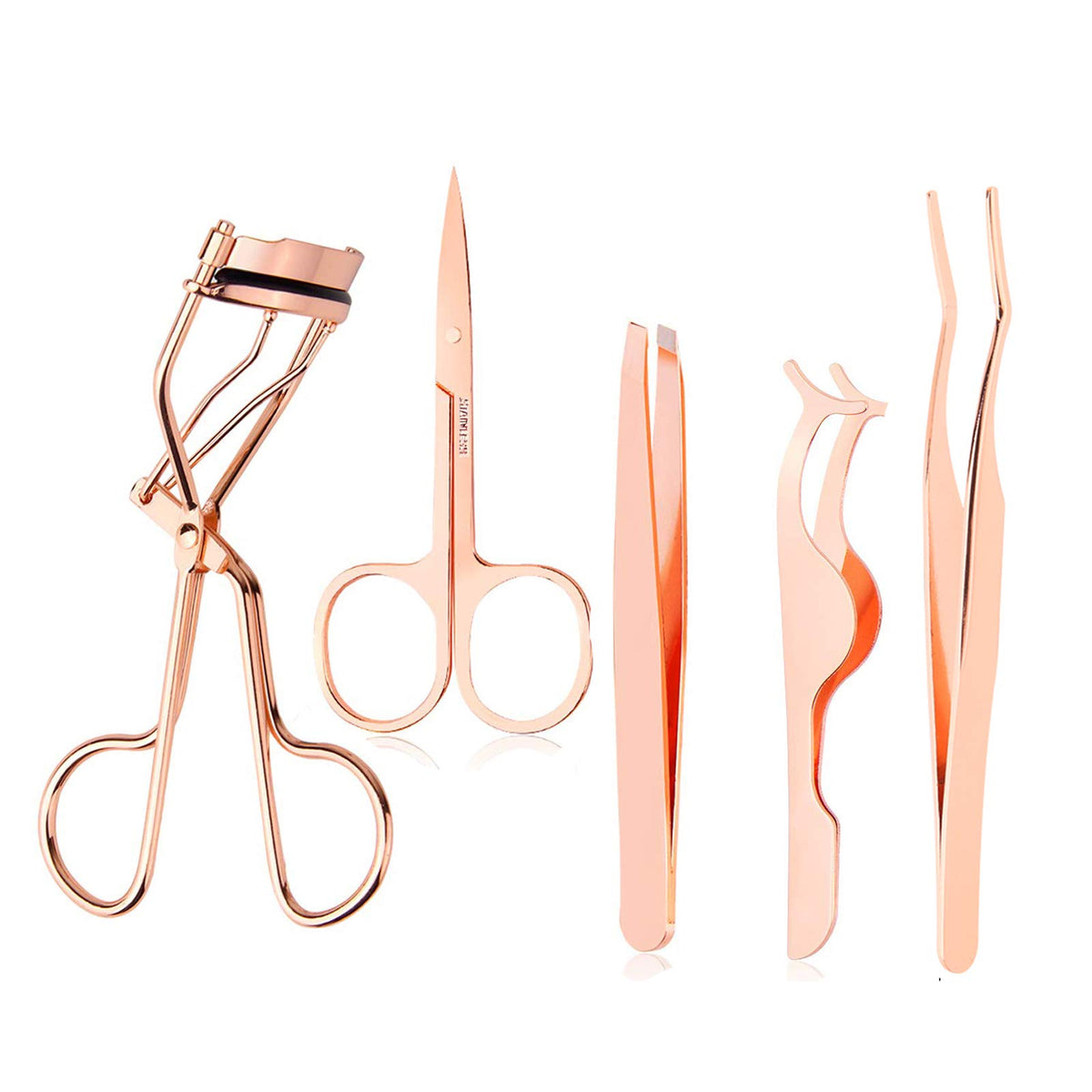 Arroyner kit de 5 piezas para pestañas postizas, facilita la aplicación precisa.