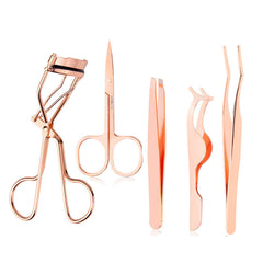 Arroyner kit de 5 piezas para pestañas postizas, facilita la aplicación precisa.