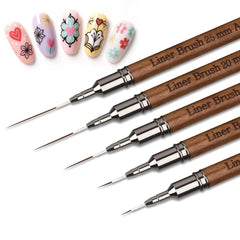 Artdone pluma delineadora uñas 5 mm para lineas finas y precisas.