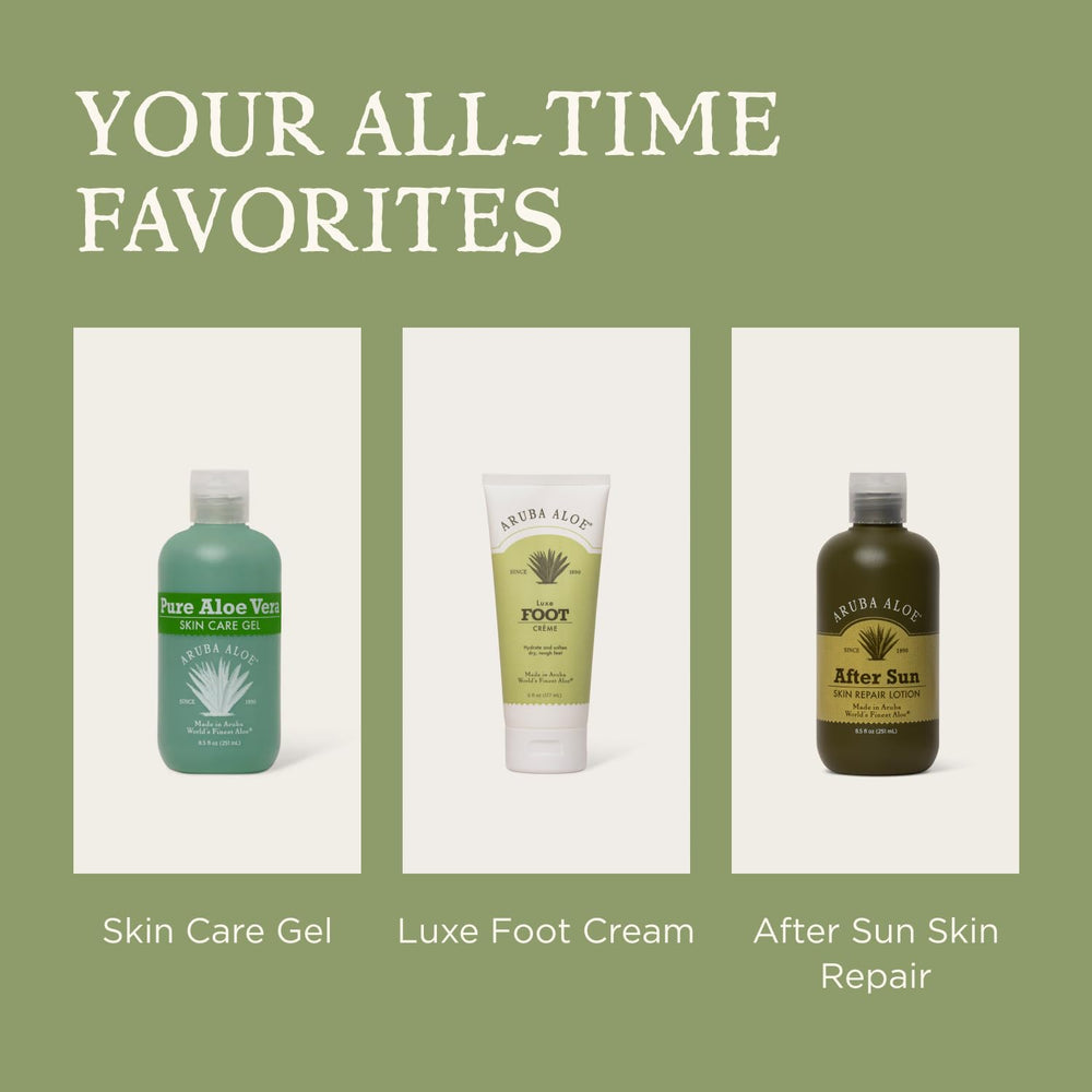 Loción Aruba Aloe Especial - apta para piel seca y sensible en uso diario.