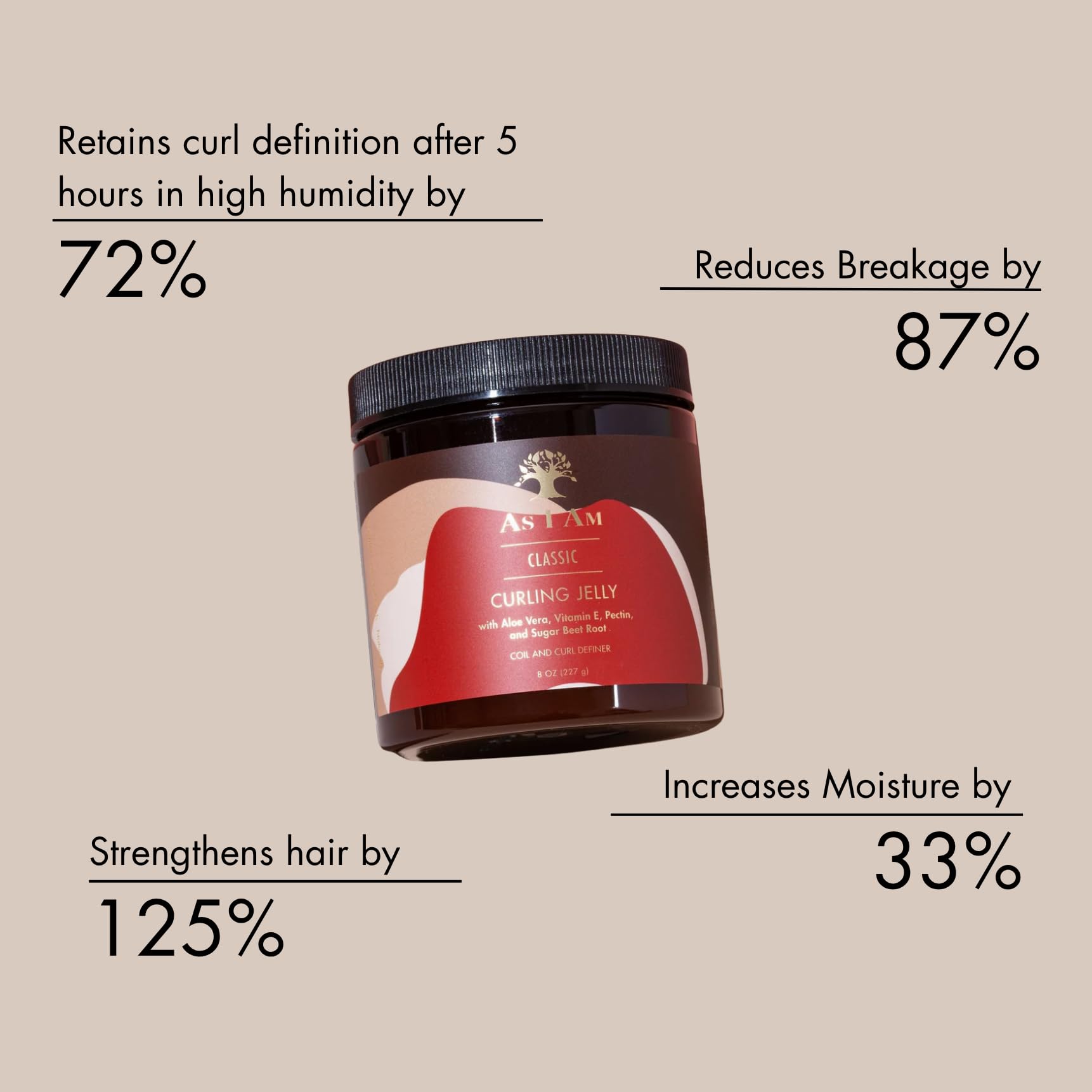 As I Am Curling Jelly on hands applying to detangled damp hair.