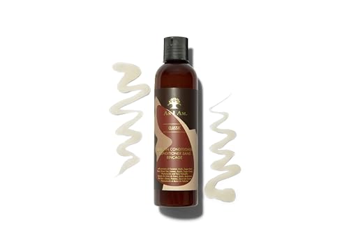 As I Am ingredientes naturales coco, saw palmetto, amla y té verde nutren el cabello.