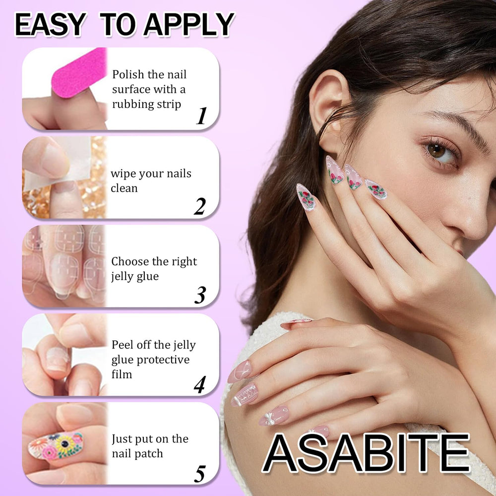 ASABITE ideal para bodas, vacaciones o citas diarias para lucir uñas perfectas