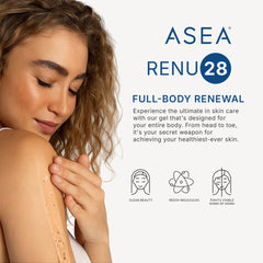 ASEA RENU28 Gel Redox, efecto tonificante para piel uniforme.