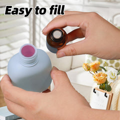 ASEVAT botella 3-4oz, tamaño compacto para viajar fácilmente