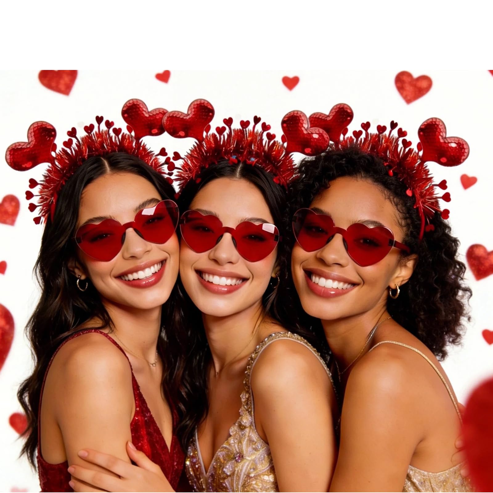 Asikkon set de San Valentín para fiestas y sesiones de fotos