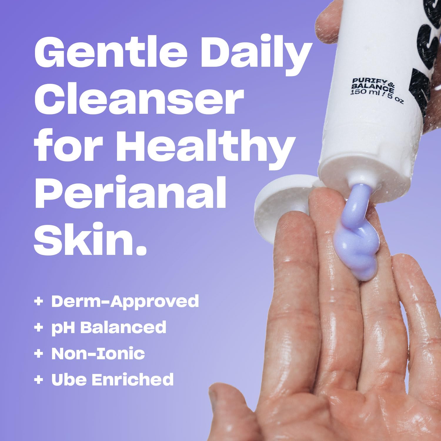Asset Hole Cleanser: textura cremosa para limpieza delicada sin irritación.