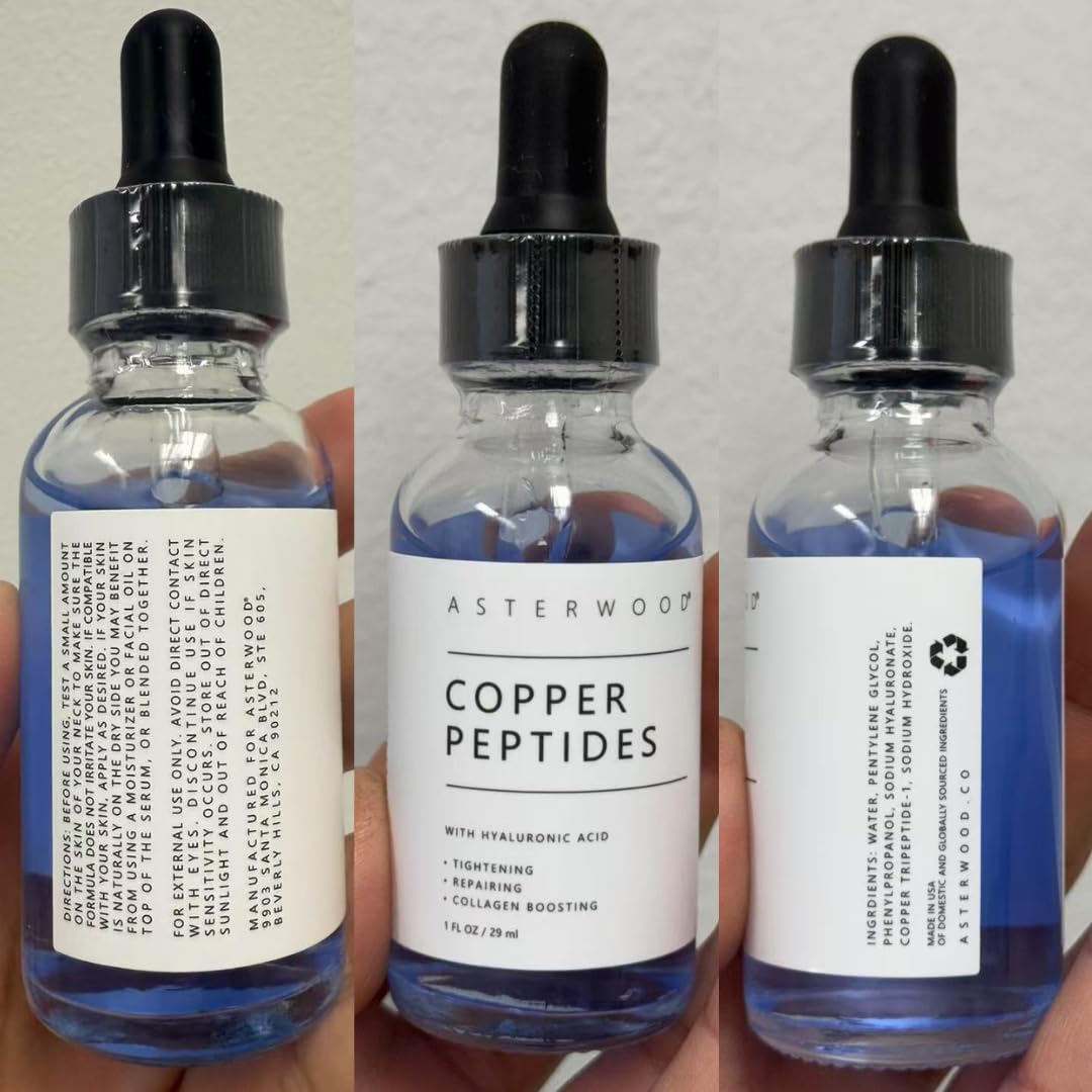 Aplicación diaria de Asterwood Serum para rostro radiante y cuidado.