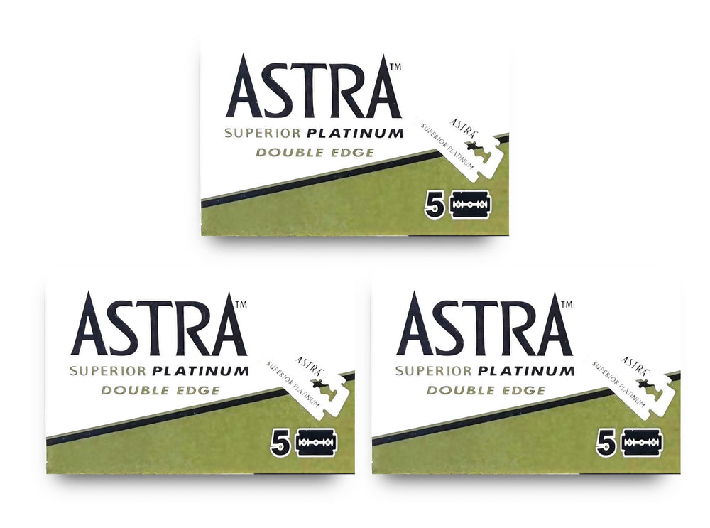 Astra Platinum: cuchillas de borde doble para un afeitado suave y preciso