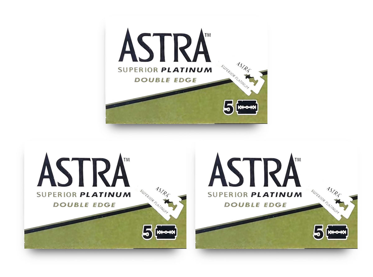 Astra Platinum: cuchillas de borde doble para un afeitado suave y preciso
