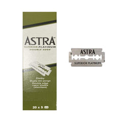 Astra Superior Platinum empaque de 200 hojas para afeitado suave y duradero