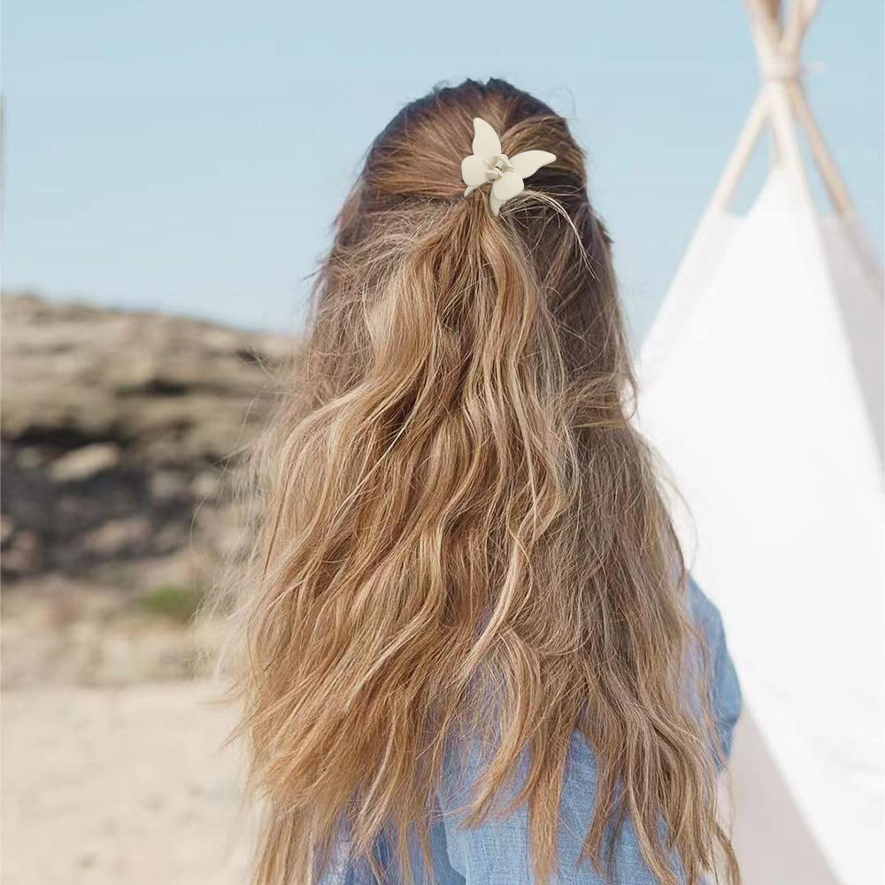 Atoden ganchos de pelo mariposa para lavar rostro, evitando deslizamientos.