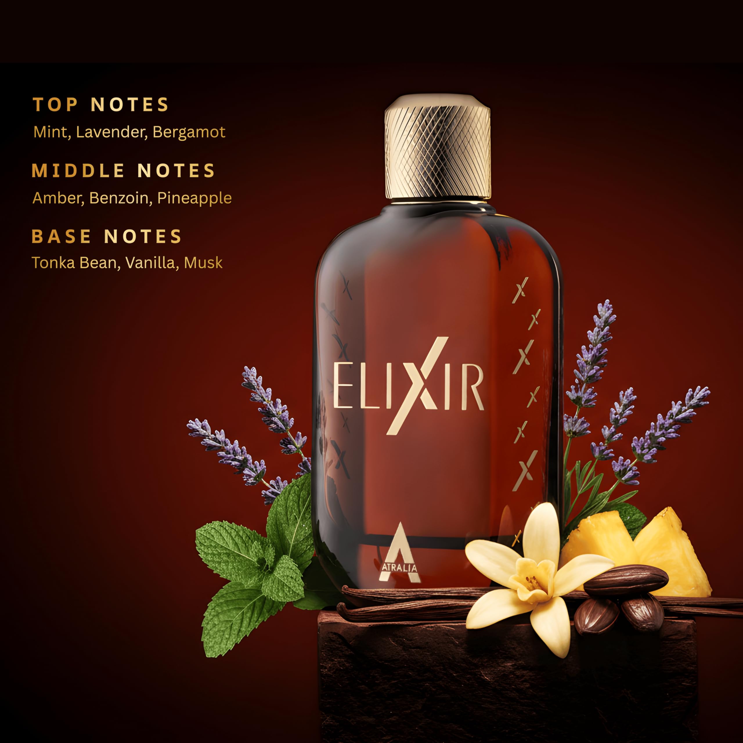 Atralia Elixir empaque regalo, empaque atractivo para regalo.
