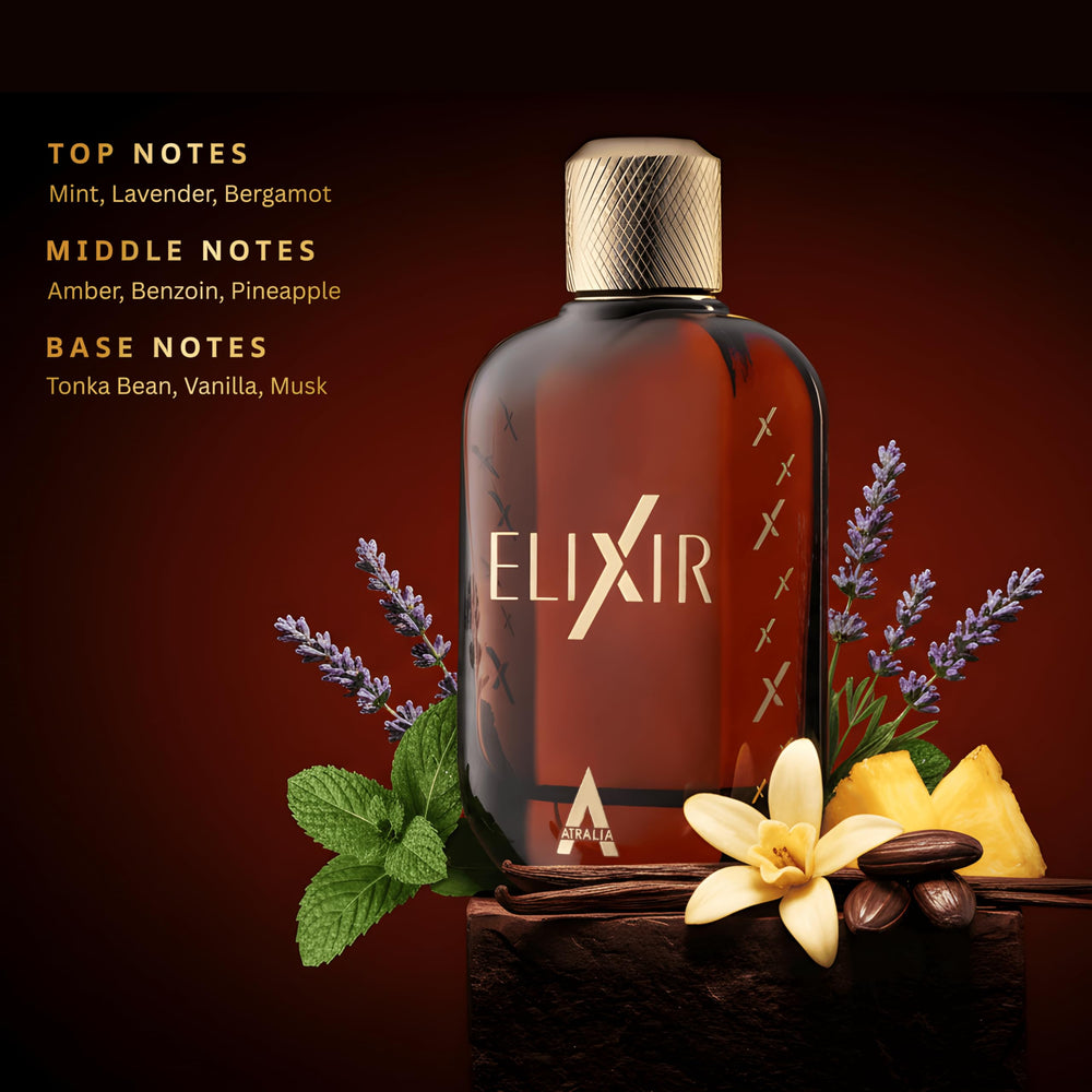 Atralia Elixir empaque regalo, empaque atractivo para regalo.