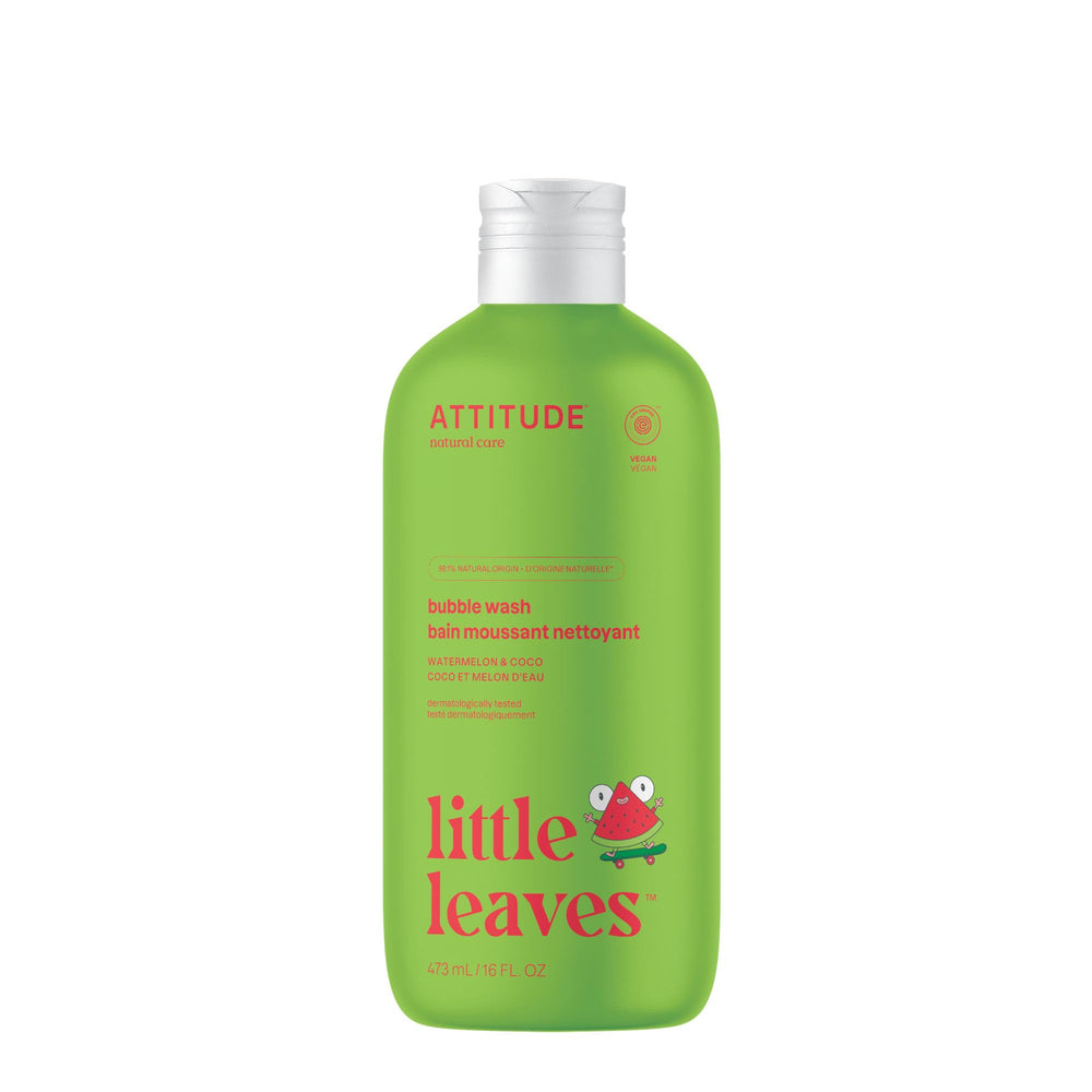 ATTITUDE Bubble Bath para niños, botella, cuidado suave para piel sensible
